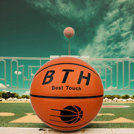 Wholesale UNIQUE Brand High-quality Composite Leather Custom Logo Basketball Butyl Bladder 600-650g Weight Official Size 29.5