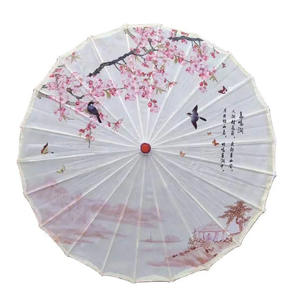 Wedding Umbrella Supplier Craft Umbrella Chinese Fabric Parasol Bamboo Paper Umbrella Wedding
