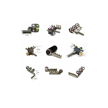 Slingshot Accessories 1 Set of Slingshot Sights Horizontal Aiming Sniping Aiming for Different Slingshots