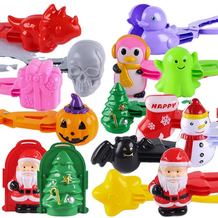 Winter Snowball Maker Snowball Clips Kids Toys Outdoor Game Snow Play Christmas Decorations Snow Machine Winter Toys for Kids