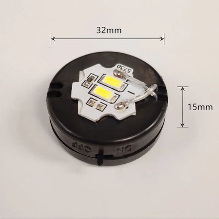 DIY Light Source SMD5730 CR2032 Button Battery Powered Mini LED Bulb Warm White for Wedding Holiday Night Light Accessories