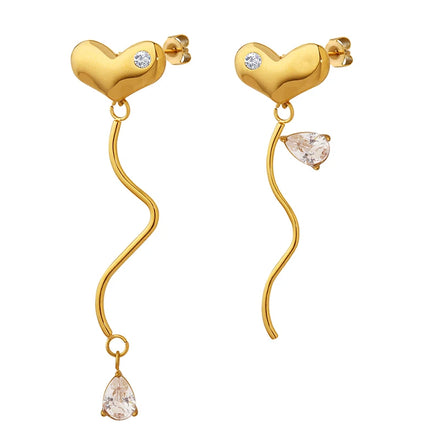 Factory Supply Cheap Unsymmetrical Tassel Earrings Do Not Fade Friendship Earrings