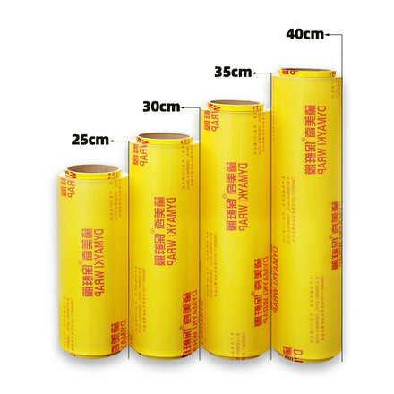 Pvc Cling Film Packing Film Food Grade Food Fresh Keeping Transparent Stretch Film Injection Molding Moisture Proof Soft