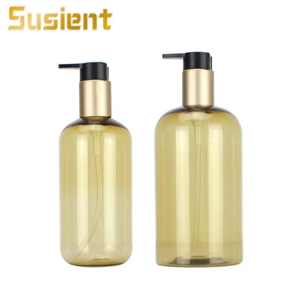 Eco Friendly Hotel Amenities Home Bath Shampoo Conditioner Facial Cleanser Shower Care Essential Oil PET Bottle 300ml 500ml Pump