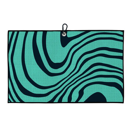 40x60cm Premium Microfiber Fabric Waffle Pattern Golf Towel Custom Printed Logo Soft Feel Golf Towel