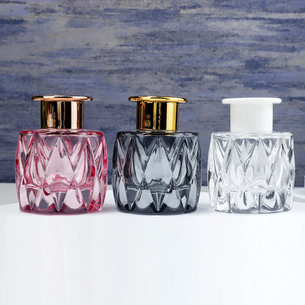 S Moon 50ml Reed Diffuser Sticks Air Fresher Aromatherapy Home Glass Bottles Cork Sealed Screen Printed Custom Color