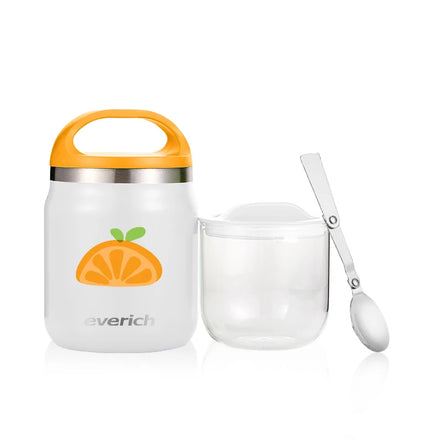 Hot Selling New Design Thermo Food Flask Food Container 600ml Stainless Steel Vacuum Insulated Food Jar