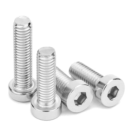 DIN7984 M2 M3 M4 M5 M6 M8 Stainless Steel 304 Thin Low Profile Head Hex Allen Bolts Socket Head Cap Screws