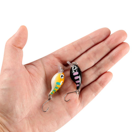 WEIHE 2.1g 3.6cm 8 Colors Artificial Mini Hard Minnow Fishing Lure Floating Bait Freshwater Saltwater Casting Fishing Fish