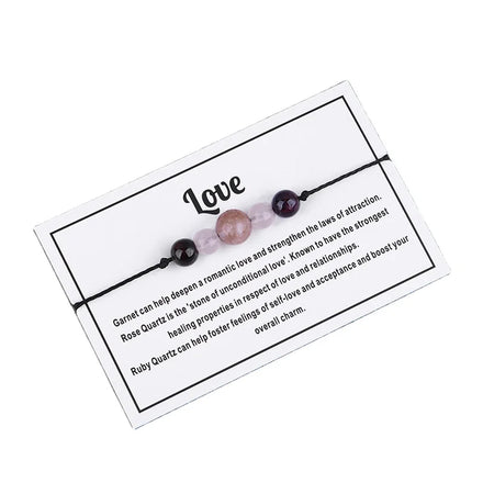 Elegant New Arrival Women's Love Charm Bracelet Amethyst Rose Quartz Gemstone Bead Mainly Made Jade Pearl Featuring Garnet