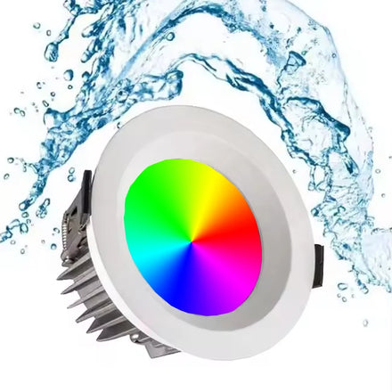 Loxone RGBW IP65 Ceiling Spotlights Benory 24v Tunable White KNX PWM DALI DT8 Smart Led Down Light 12w Reflector Cob Downlight