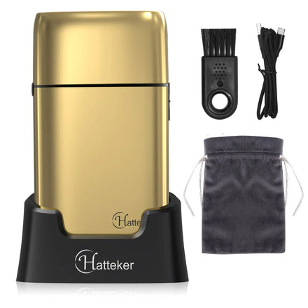 Hatteker New Foil Shaver LED Hair Clippers Waterproof USB Rechargeable Electric Shaver