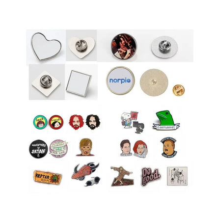 Tag Badge Custom Gold Pin Button Badge Sublimation Metal Badge