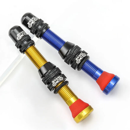 MUQZI Bike Tubeless Schrader Valve Stem MTB Road Bicycle Tubeless Rim Accessories 60mm 40mm Bicycle Valve