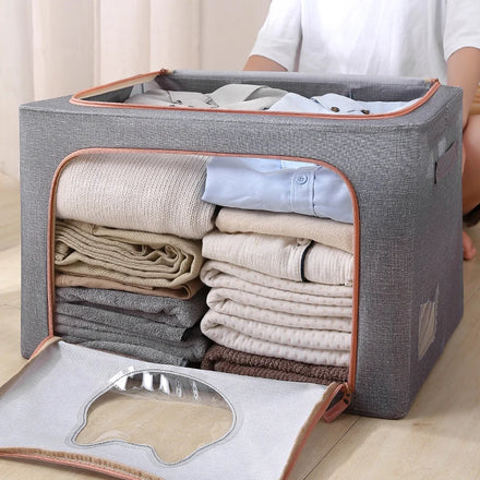 Direct From Manufacturer Foldable Rectangle Clothing Storage Box Quick Delivery Washable Household Storage Solution
