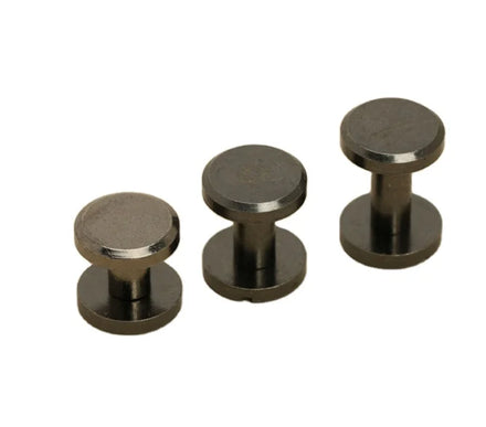 M4 Hardware Leather Bag Brass Copper Flat Slotted Chicago Screws Set Screws Rivets