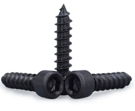 M2 M3 M3.5 M4 M5 M6 Grade 8.8 Black Hexagon Socket Cup Head Self Tapping Set Screw Wood Screw