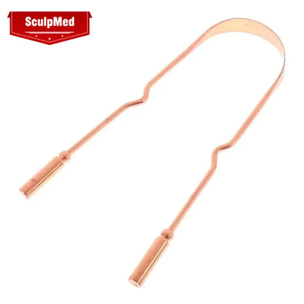 Hot Selling Pure Copper U Type Tongue Scraper Oral Cleaner Brush Oral Hygiene Care Tools