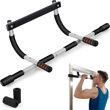 Chaoran Easy-to-Remove Steel Door Dip Stands Multi-Functional Upper Body Exercise Fitness Equipment for Home Use Includes
