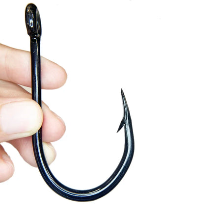 #7/0~#12/0 Saltwater Heavy Weight Live Bait Hook 4X Heavy Wire Heavy Duty Single Jig Hook for Sea Fishing Big Game Fish