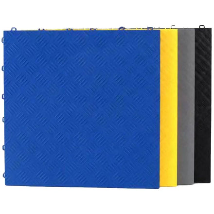 Best Selling Anti-Slip Wear Resistant Plastic Interlocking Flat Garage Flooring Tiles Traditional Indoor Workshops Click Lock