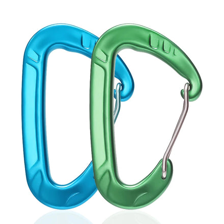 CLIWIZ Colorful Camping Accessory Hammock Clip Aluminium Carabiner Snap Hook for Outdoor Use 12kN Customized Logo S7803S