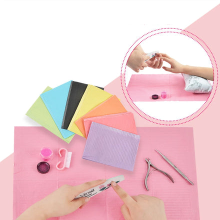 Disposable Waterproof Nail Art Paper Pads Nail Table Mat