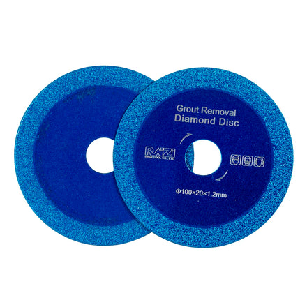 Raizi 100 mm Tile Gap Grout Removal Diamond Disc Saw Blade Seam Cleaning Cutting Disc for Grout Cleaner Machine