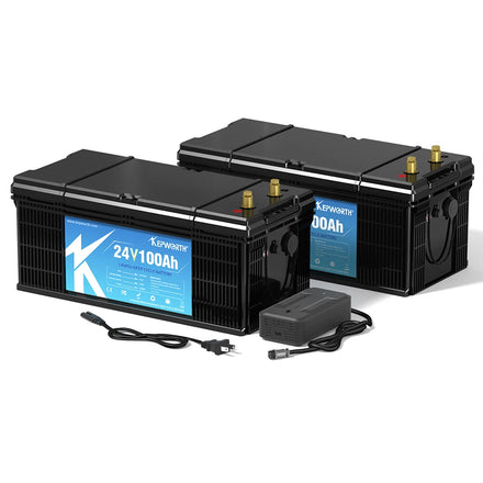 Good Selling for 24V 100AH Lithium Iron Phosphate Battery Built-in BMS 29.2V LiFePO4 Battery for Inverter Motor With Charger