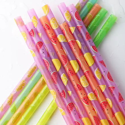Reusable PP Hard Plastic Color Changing Drinking Straws with Custom Designs Bar Accessories New for & LFGB Certified