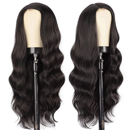 Side Divide Long Body Wavy Wig Synthetic Wig Front Lace Wig WL03 Hot Sale Chemical Fiber Small Front Lace Suitable for Women