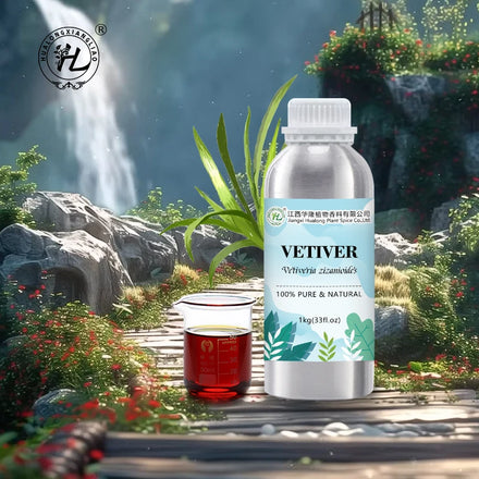 Brown Crude Vetiver Essential Oil - 100% Pure Natural Indonesia Vetiveria Zizanioides Root Steam Distilled | Bulk 1Kg