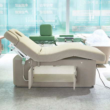Luxury Heating Electric Bed Massage Spa Bed Beauty Treatment Bed with Cabinet Motor Massage