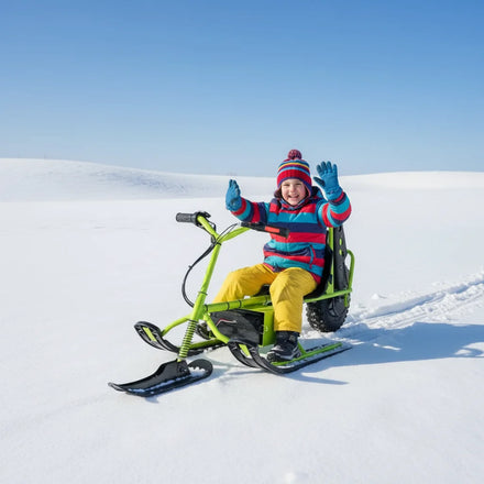 QIQU 24V 350W 15km Range Steel Frame 60kg Load Capacity Mountain Style Rear Disc Brake 15 Climbing Angle Rent Snowmobile