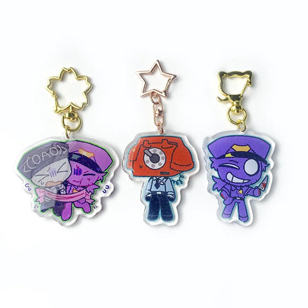 Acrylic Charms Various Keychain Accessories Double-sided Design Can Be Customized