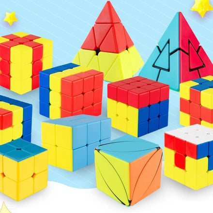 New Magic Cube Kids Toy Twisted Fruit Irregular Shape Tower Little Red Riding Hood Sandwich Cube Educational Toys