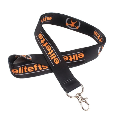 Personalized Customized Eco-friendly Recycled RPET Heat Transfer Printing Double-Sided ID Card Holder Lanyard Lobster Hook (14g)