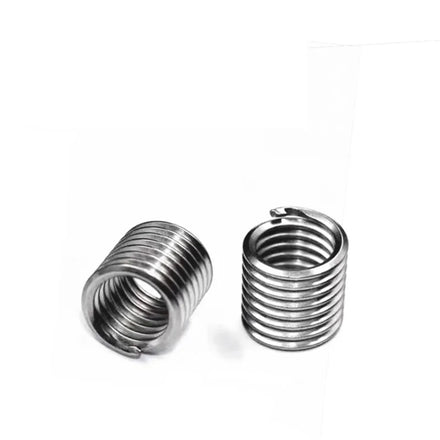SS304 Tangless Thread Insert Helical Insert No-Tang Thread Repair Set M2-M12 Efficient Helicoil Type Inserts for Aerospace