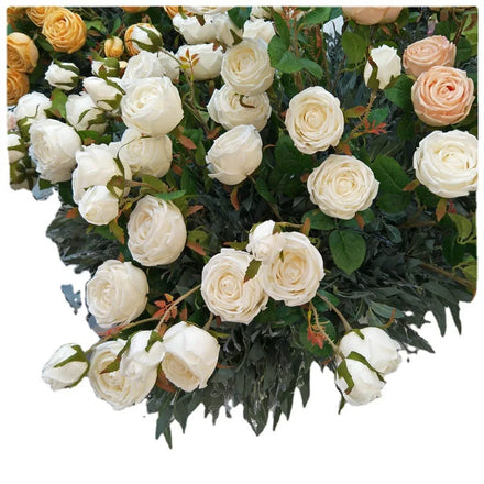 M857 Wholesale Artificial Peony Silk Flower Artificial 3 Heads Rose Flowers for Home Wedding Hotel Decor