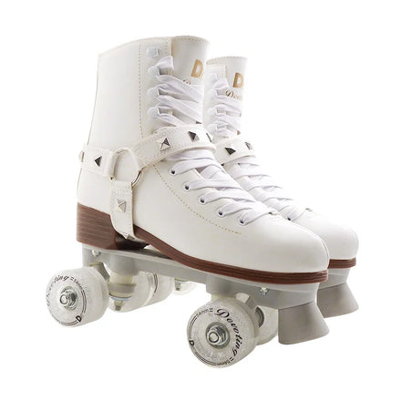 New Hot Selling Products White Boots Roller Skate Shoes Quad Roller Skates Professional Skates