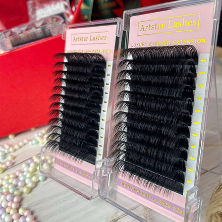 Permanent Eyelash Extensions D Curl Eyelash Extensions Mix Tray 25Mm Individual Eyelash Extension