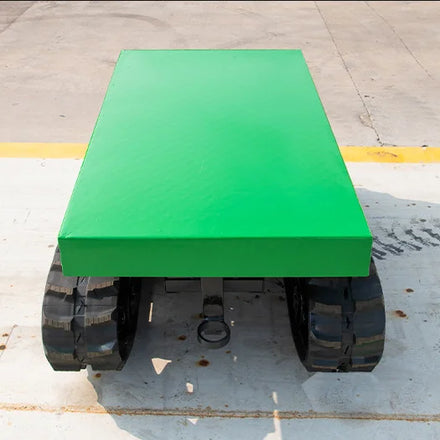 Remote Control RC 48v Battery Electric Dc Motor Rubber Track Crawler Chassis Platform Tracked Undercarriage