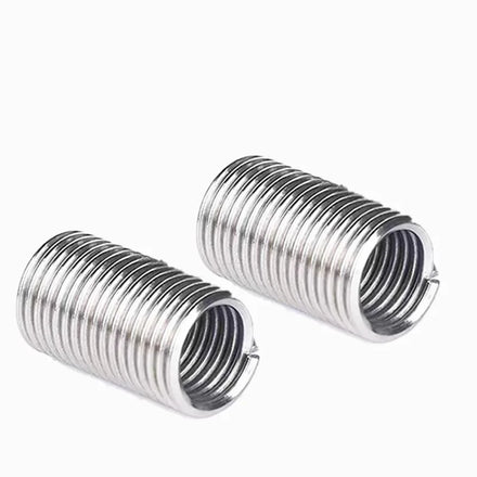 304 Stainless Steel Tangless Screw Threaded Inserts Wire Thread Insert Helicoil Thread Repair Kit Recoil