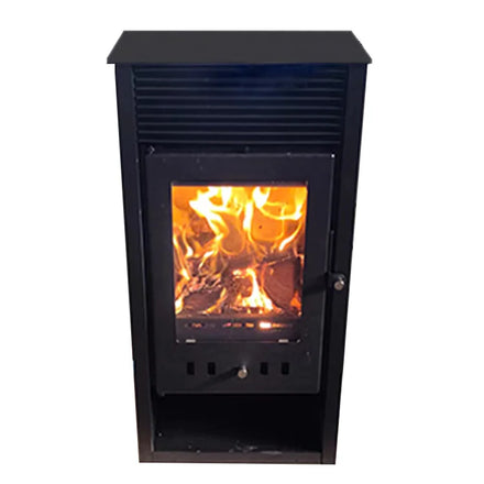 Modern Design Indoor Multifunctional Smokeless Steel Fire Cook Fireplace Hot Air Furnace Freestanding Wood Stove