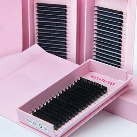 20Mm 22Mm 25Mm 0.03 0.05 0.07 B C D Curl Private Label Siberian Mink Volume Lashes Extensions