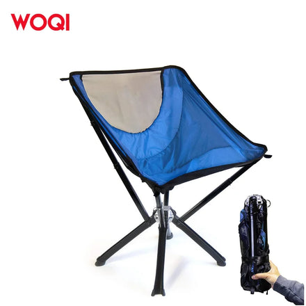 Woqi Outdoor Metal Leisure Luxury Reclining Quickly Open Camping Chair for Picnic Hiking Tourist