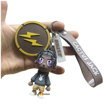 Hot Sell 3D Pvc Keychain With Logo Custom Made Silicone Key Chain 3D Cartoon logo PVC Keyring
