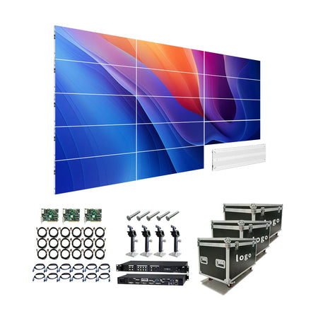 RAYBO Indoor 8K LED Display Full-Color LED Video Wall P1.5 Ultra-Thin LED Panel Screen for Indoor Conference Rooms Churches