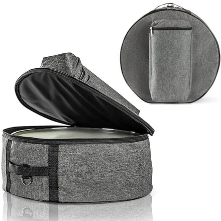 Professional Snare Drum Bag Backpack Extra Thick Padded Drum Case with Large Accessory Pocket Shockproof Snare Carrier for Gigs
