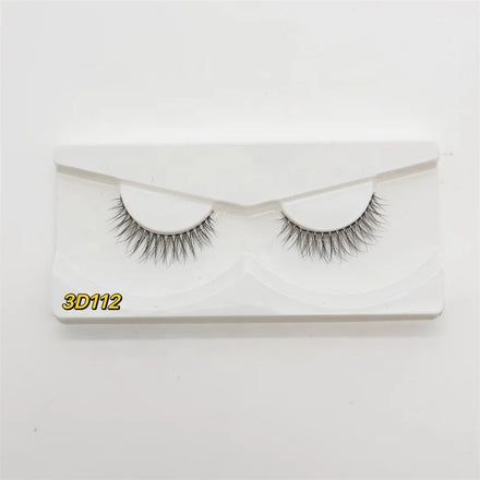 SEVERBEAUTY Clear Band Soft Fibers Handmade Natural Faux Mink 3D Cruelty-Free Full Strip Eyelashes Custom Logo Customized for